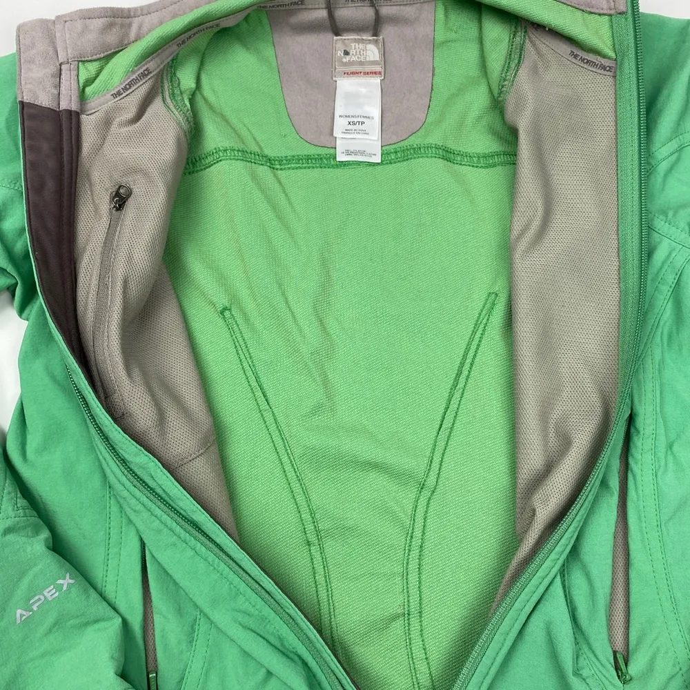 The Northface Apex Flight Series Green Full Zip Jacket XS - Image 10