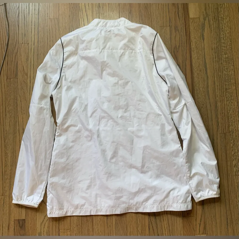 Nike white lightweight running windbreaker jacket - Image 6