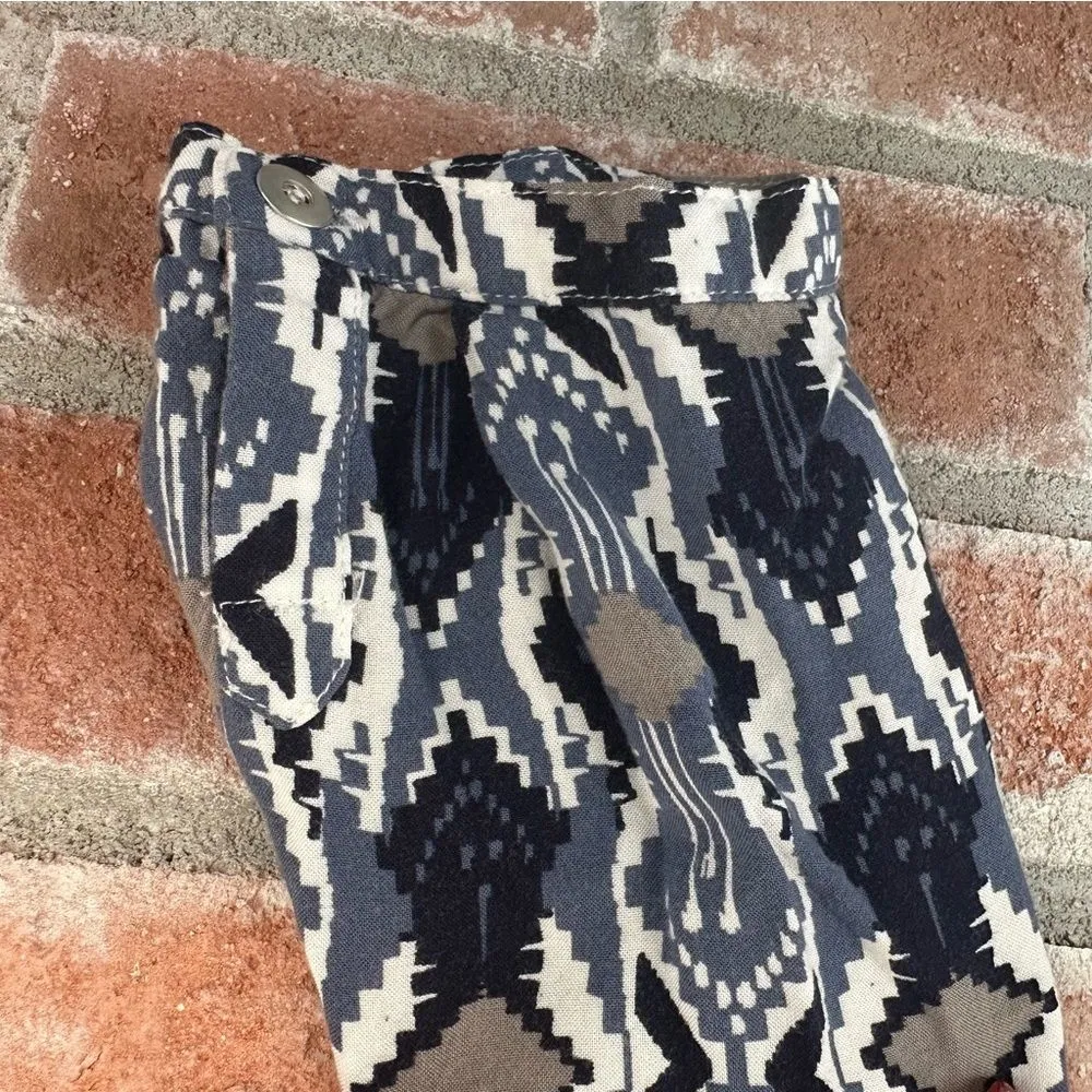 Ariat Dyna Belted Shirt Dress Southwest Print Geometric Women’s Small Blue - Image 6