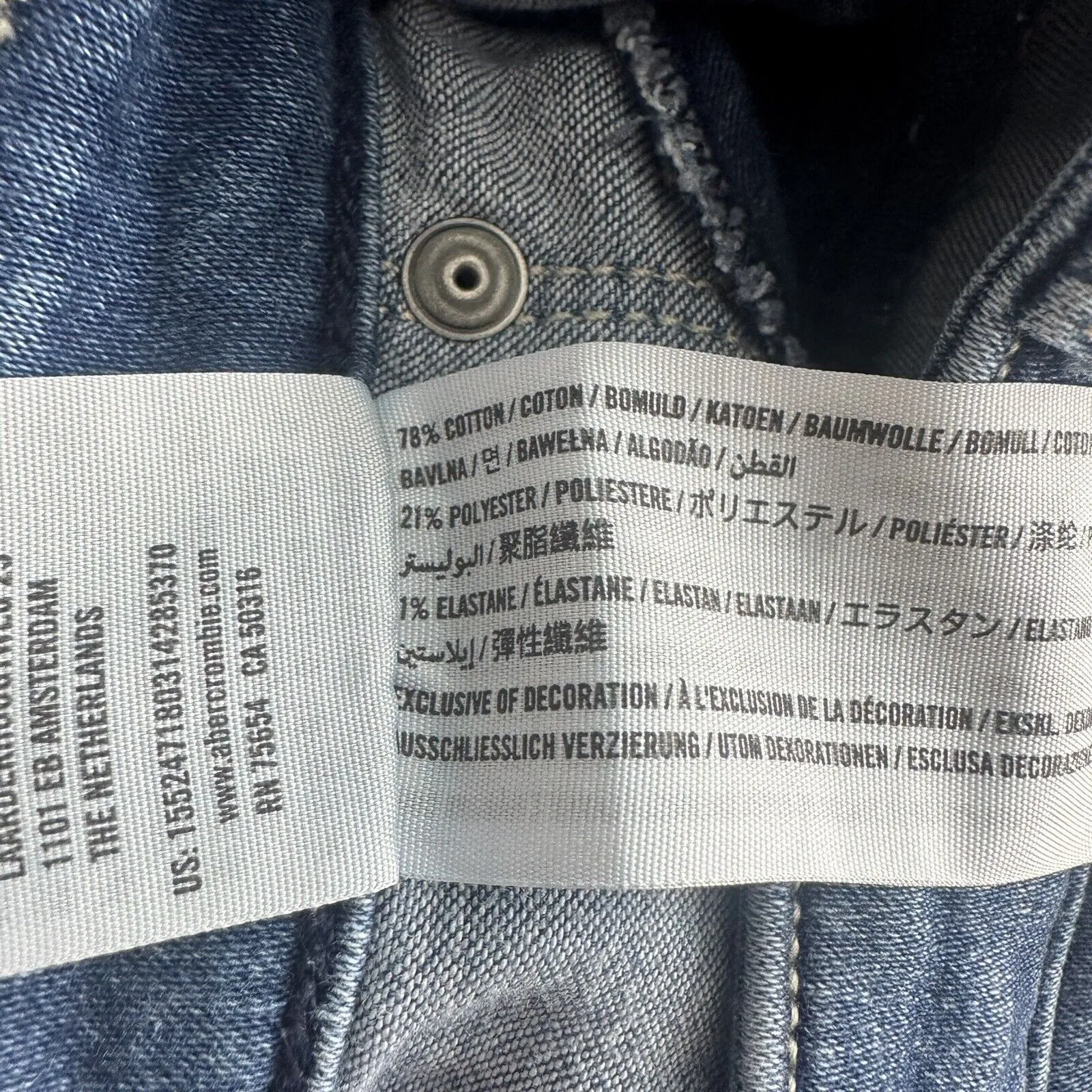 Abercrombie and Fitch Simone High Rise Jean Legging Size 00 / 24 - Image 7