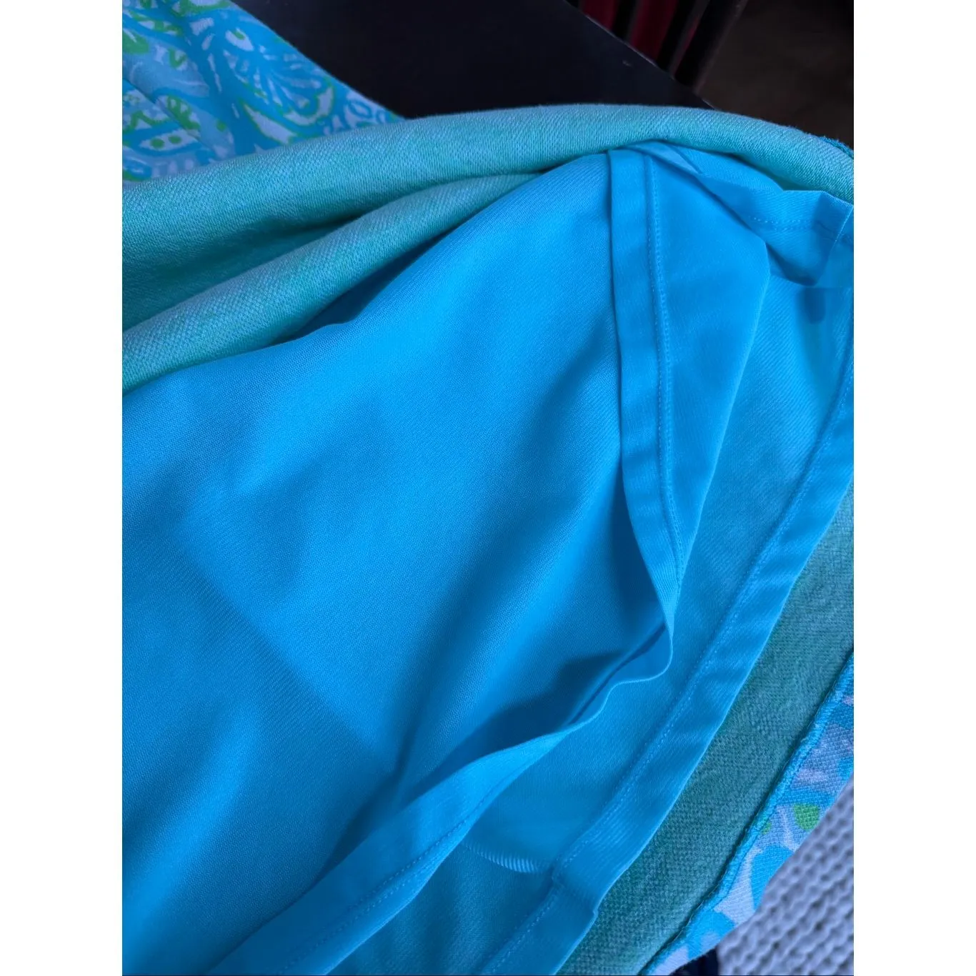 Lilly Pulitzer Kent Drop Waist Seaspray Knit Dress Size M - Image 10