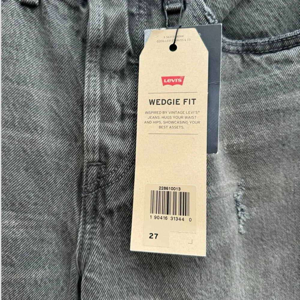 Selvedge Wedgie High Waisted Jeans - Image 4