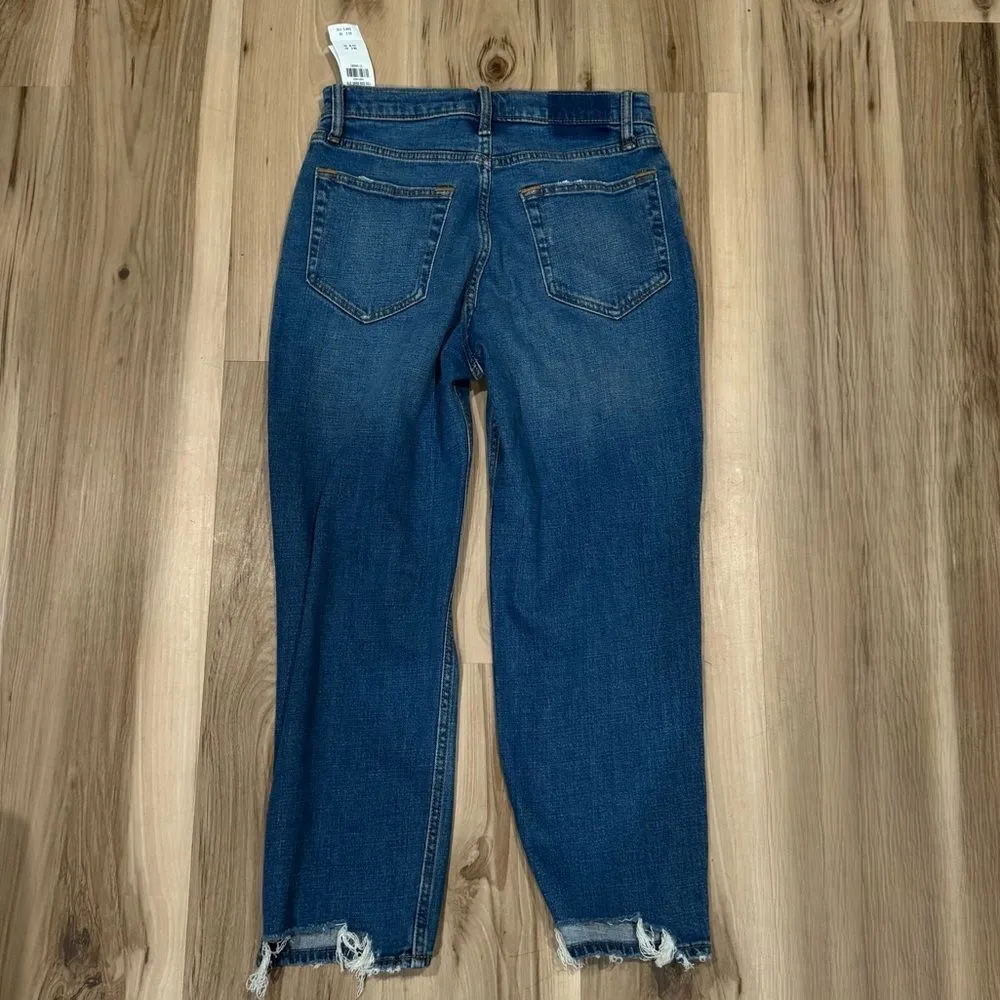 NEW Abercrombie and Fitch Ankle Straight Ultra High Rise Jeans Women’s 4S/27 - Image 4