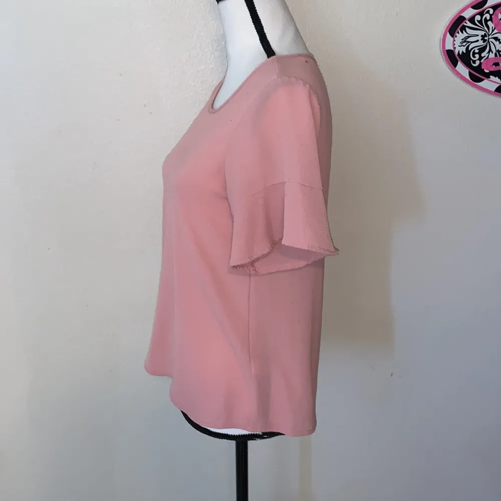 Downeast pink bell sleeve blouse - Image 2