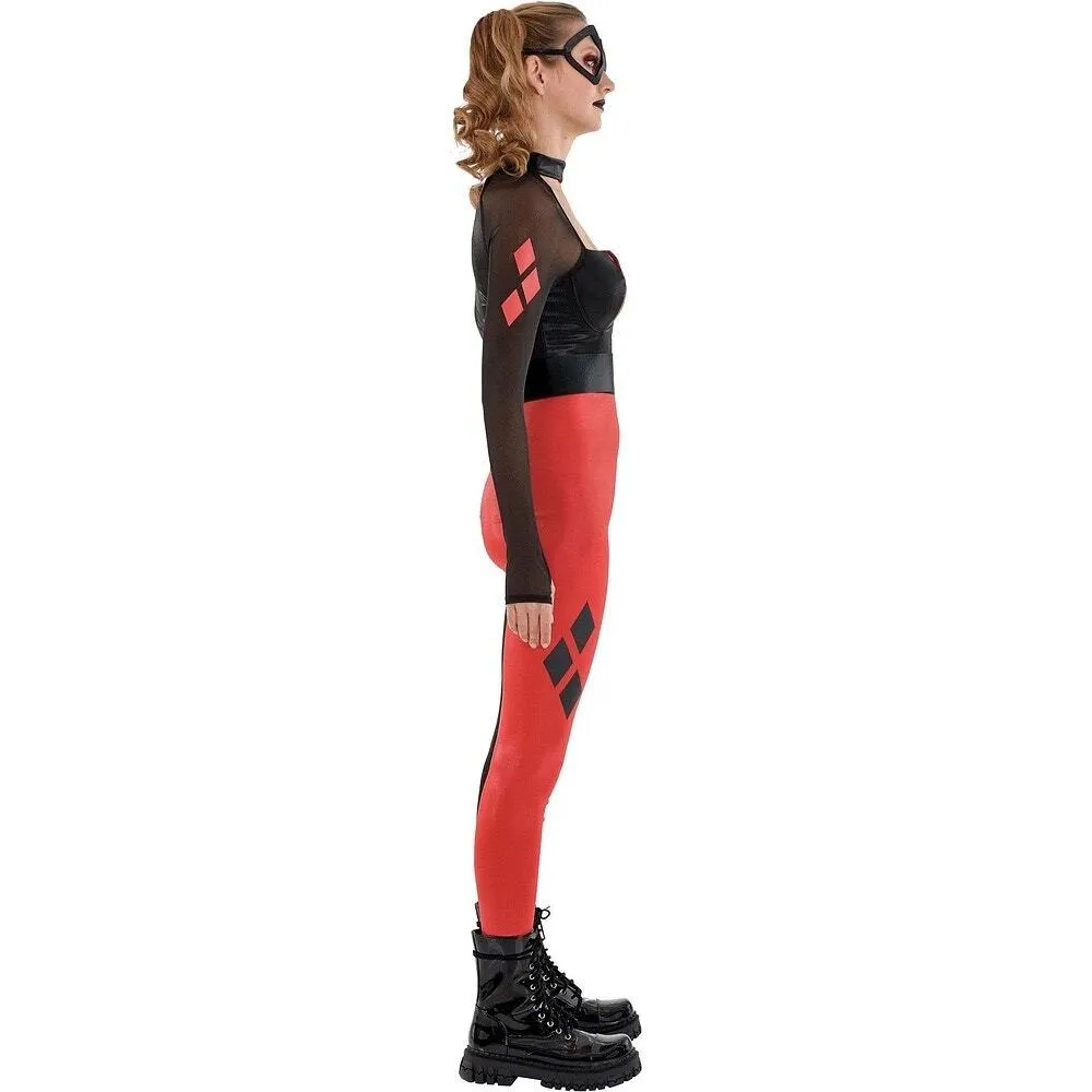 Adult Harley Quinn Costume women’s large new Red - Image 3