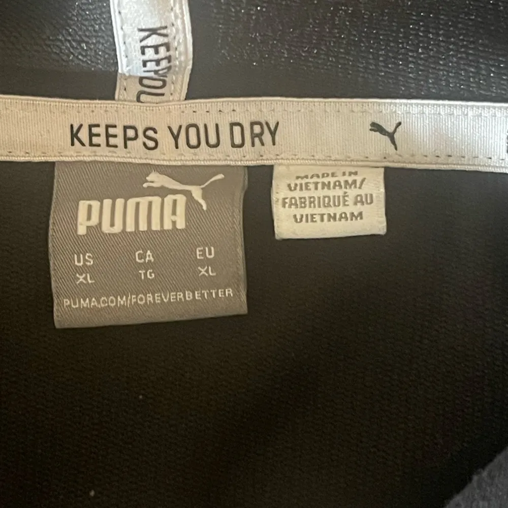 Puma Women's Size XL Black Hoodie Sweater Long Sleeve Casual Activewear - Image 5