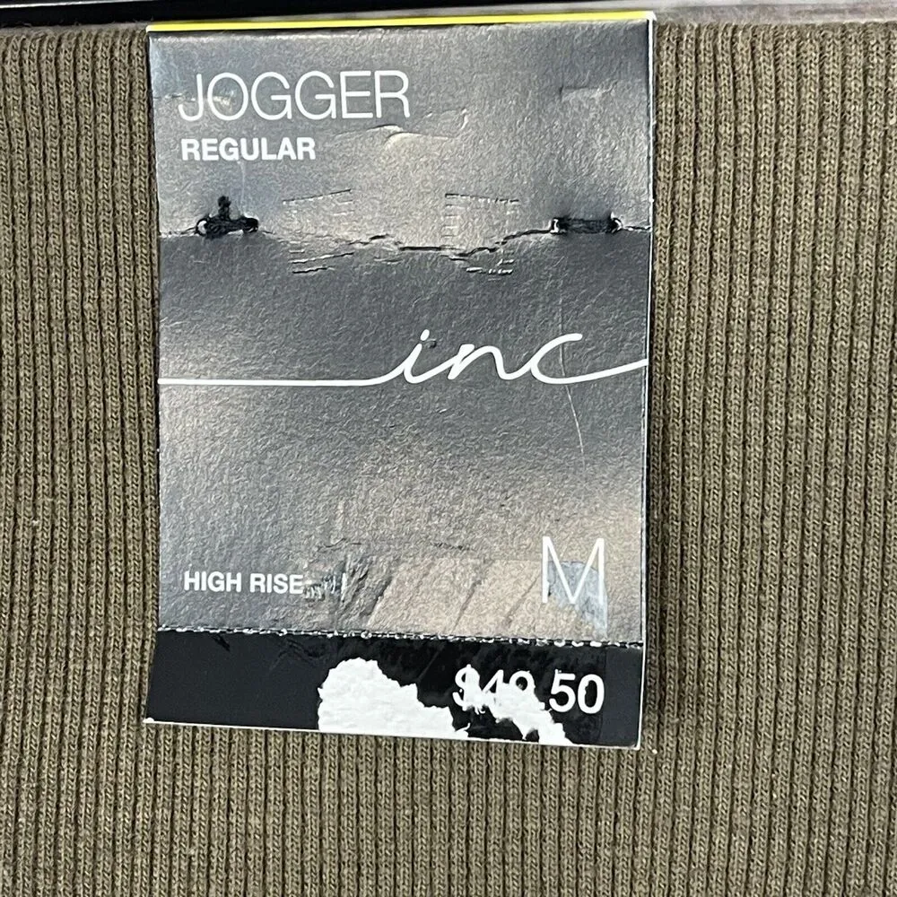 INC International Concepts Medium Jogger Pants Cheetah Print Stretch Pockets New Brown - Image 4