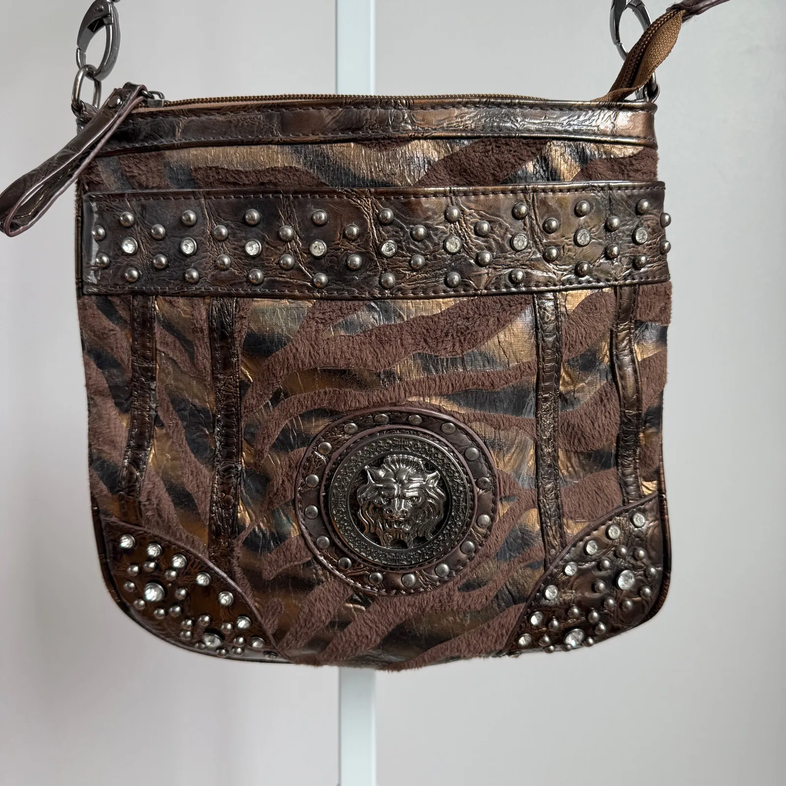 Anne Klein  Brown & Gold Shoulder‎ Bag NWOT - Image 2