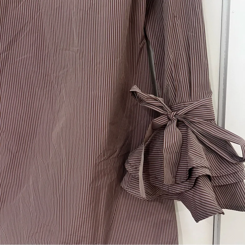 Alexis Karin Shirt Dress with Ruffle Sleeve - Image 8