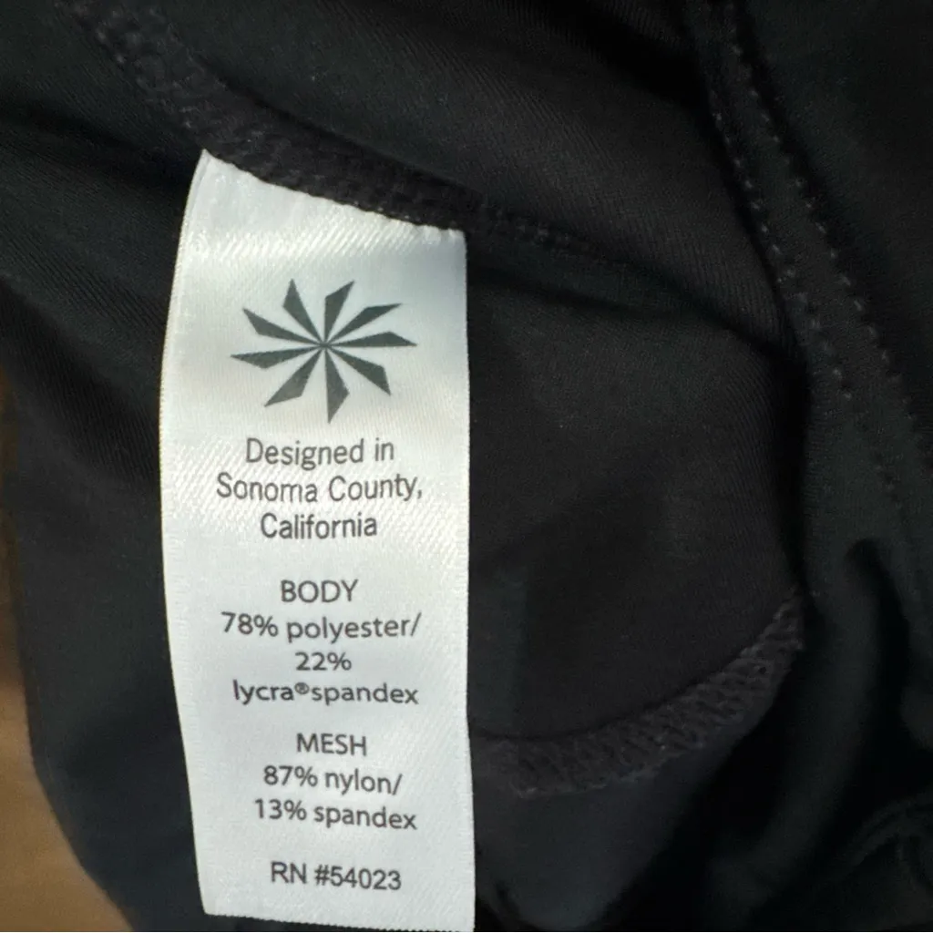 Athleta Aurora Precision 7/8 Tight Compression Reflective Black Running Leggings - Image 8