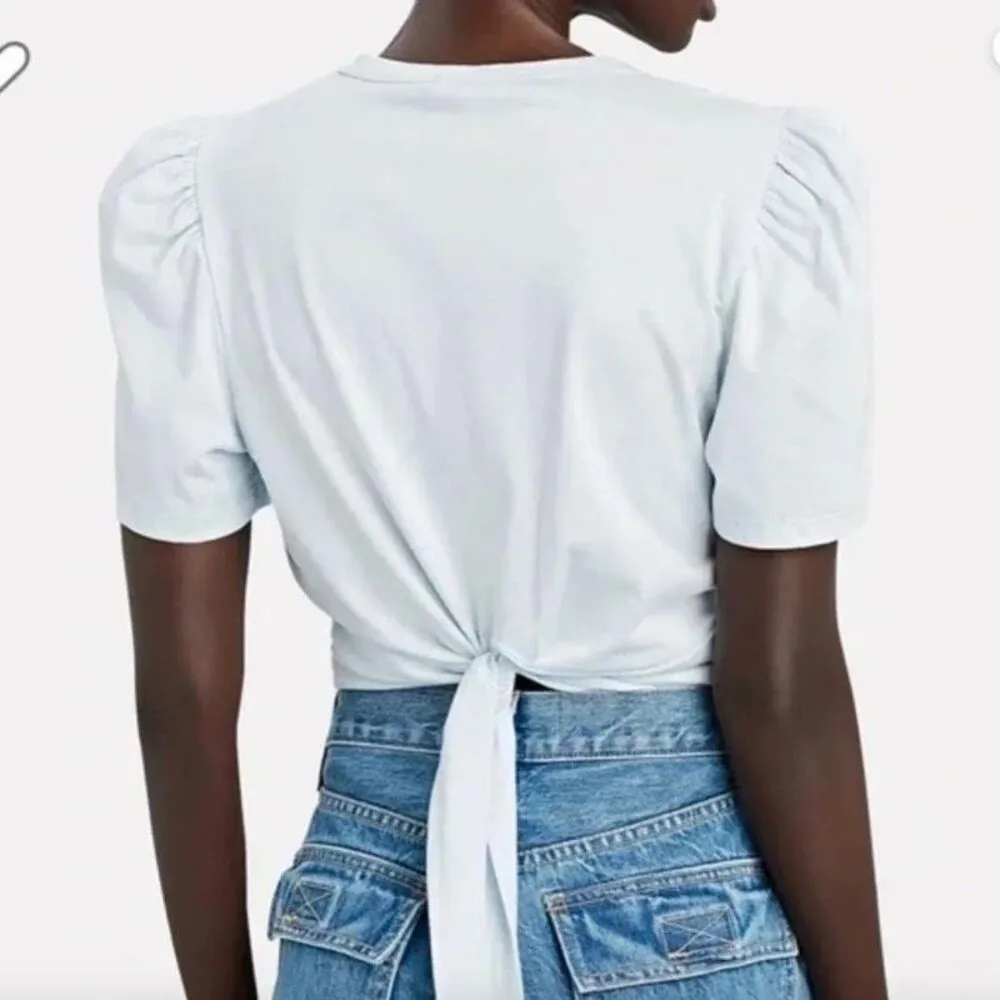 A.L.C Monica Wrap Cotton T-Shirt - Image 2