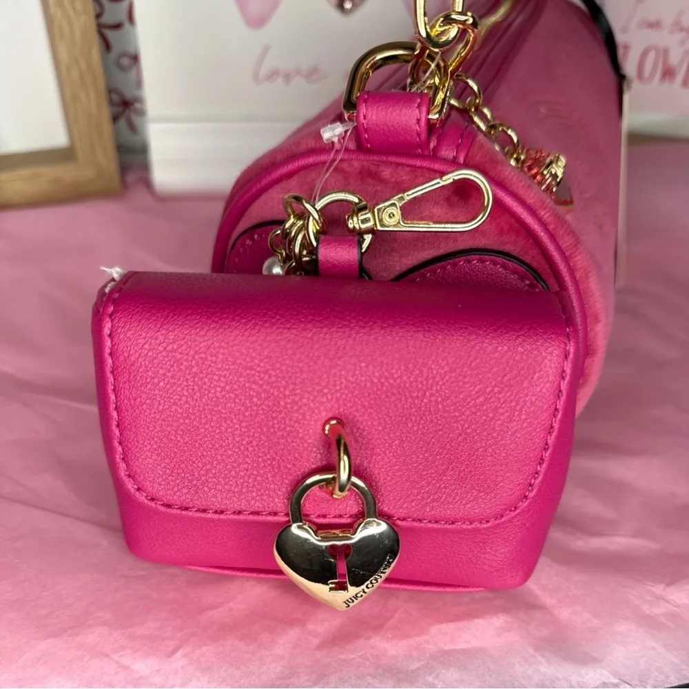 NWT Juicy Couture Queen Couture Shoulder Bag Raspberry Tart - Image 4