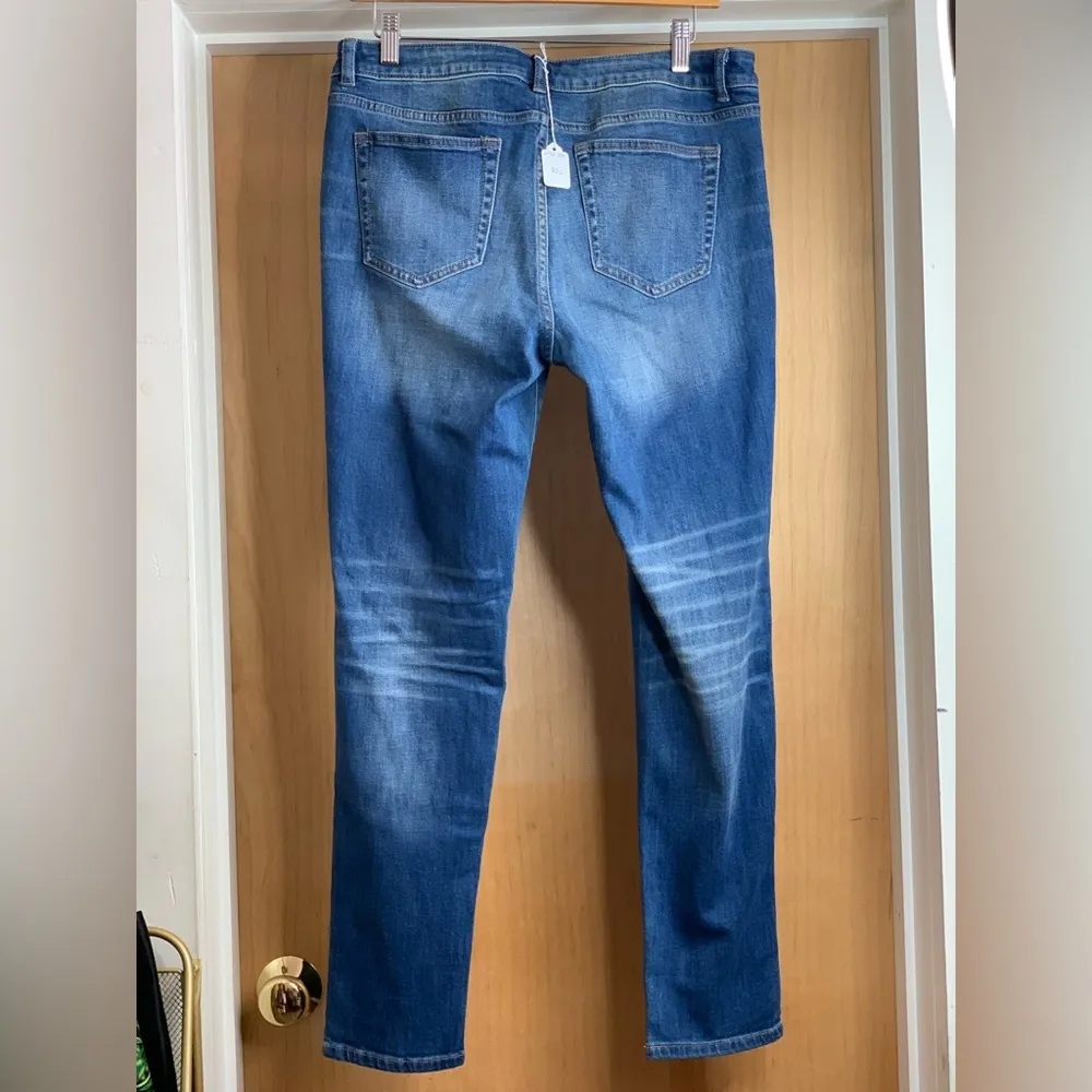 Soho Distressed Blue Jeans.  Size-8 - Image 2