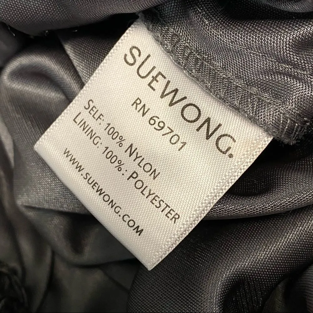 Sue Wong Gray Embroidred Sleeveless Casual Formal Cocktail Nocturne Dress Sz 4 - Image 7