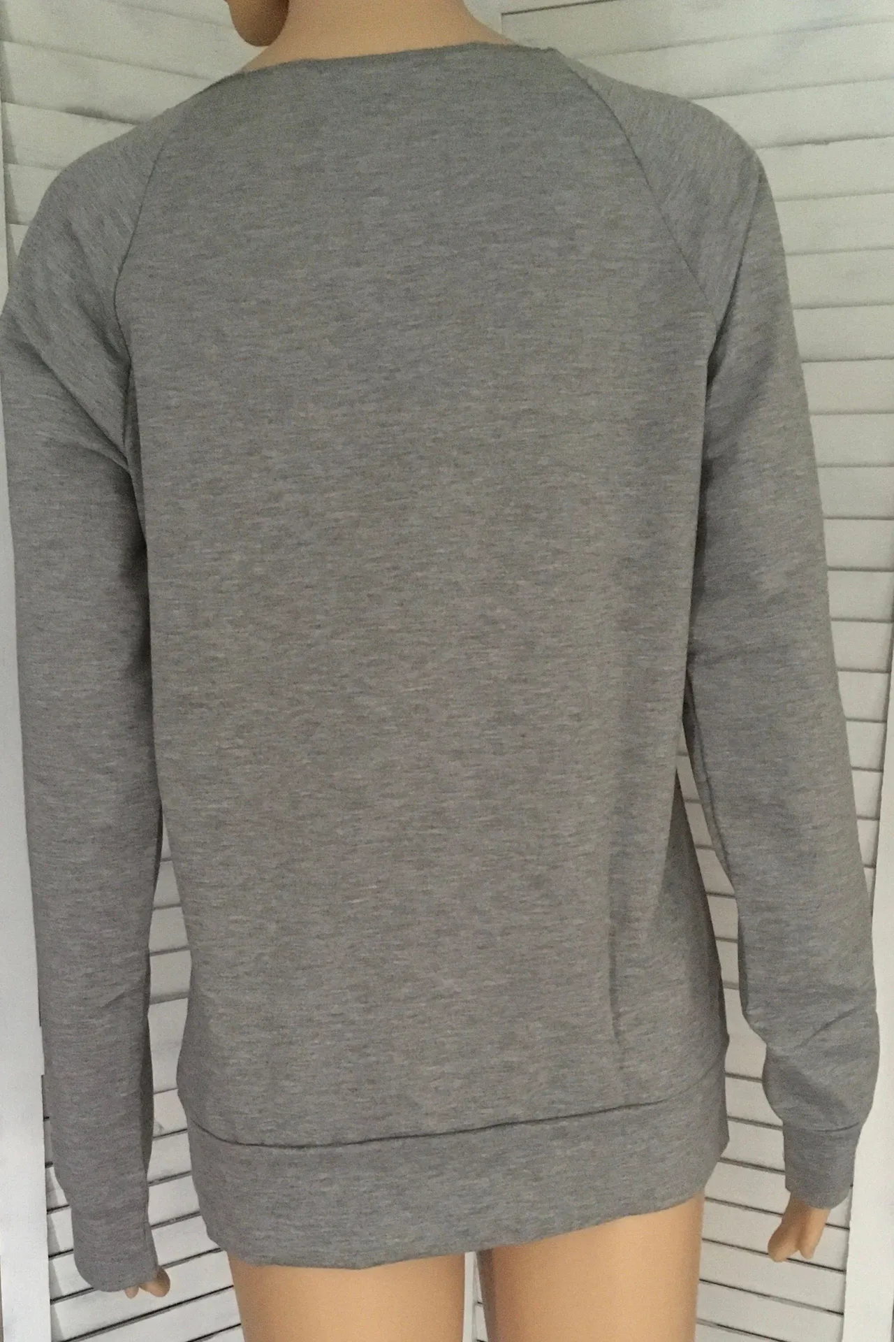 Halloween Sweatshirt , Large 🎃 Gray - Image 2