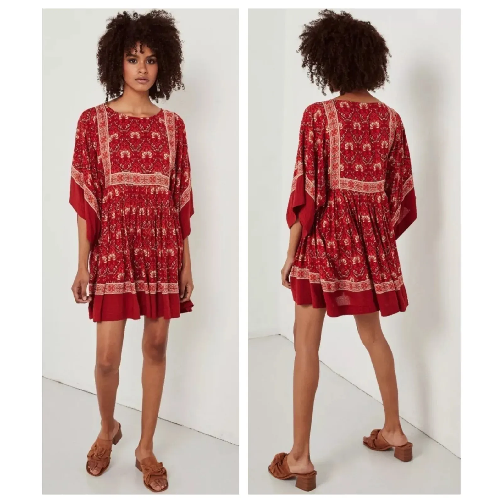 Spell & the Gypsy Collective Designs Jewel Tunic Dress Size XS Red - Image 2