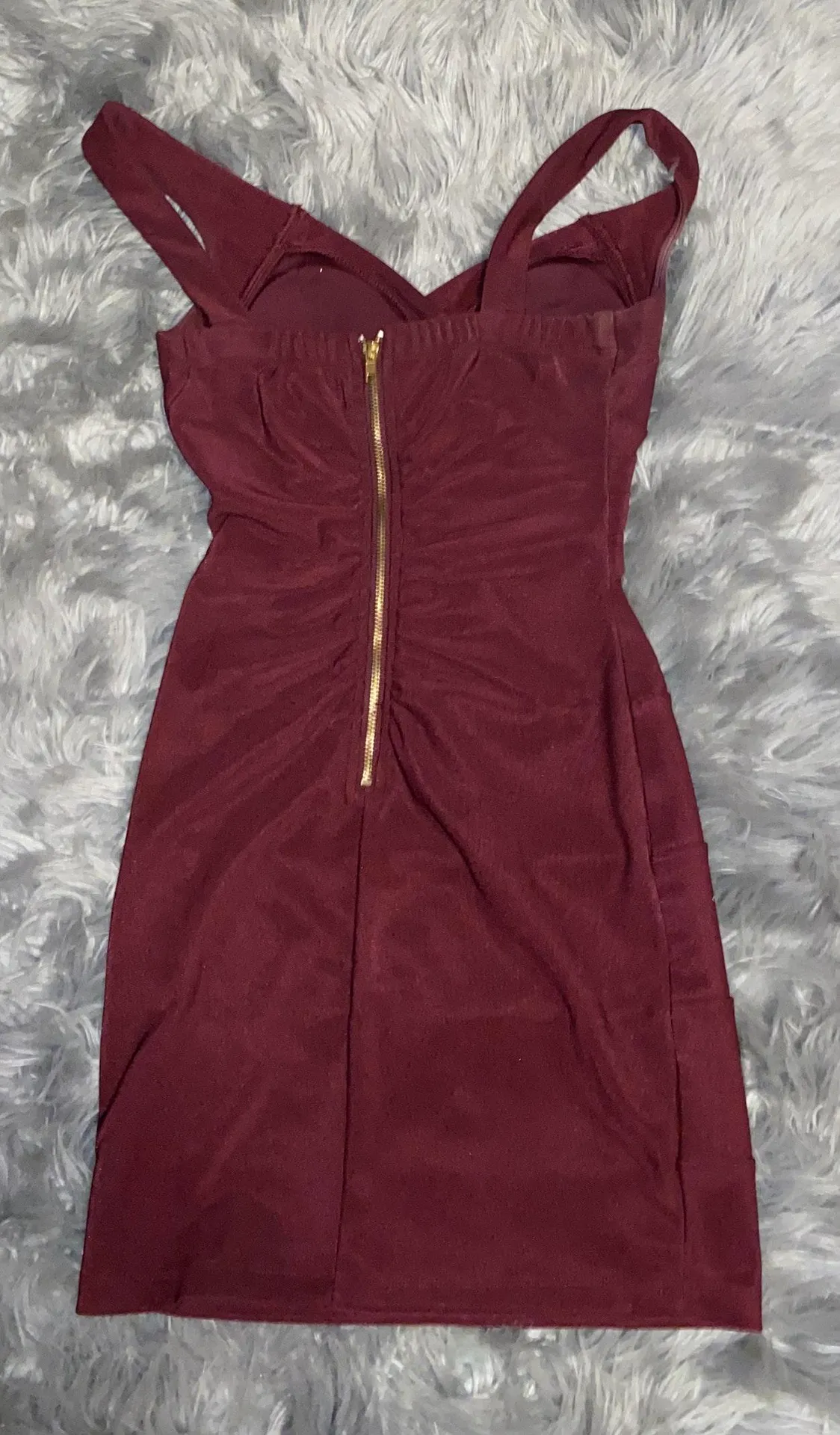 Burgundy Homecoming Dress - Image 4