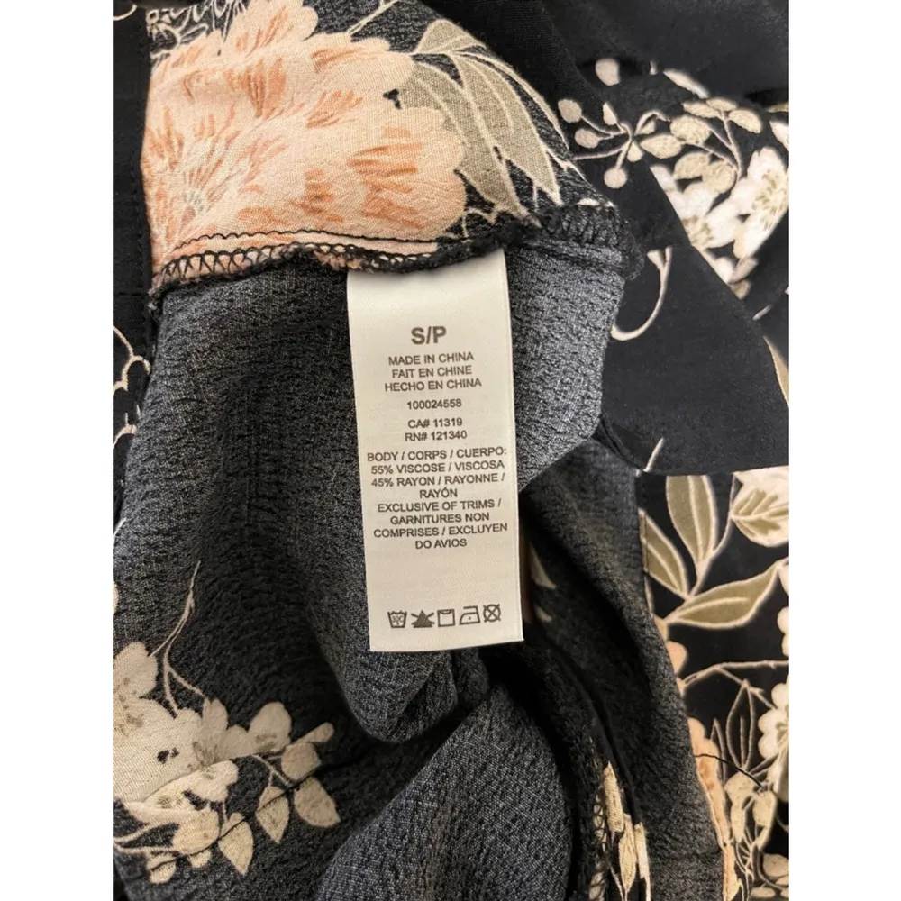 Women's Dynamite Pants Floral Black S/P - Image 8