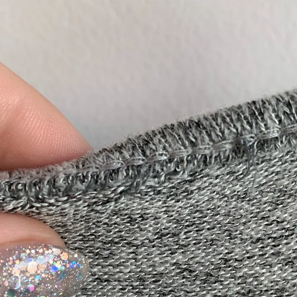 Alya Heathered Gray Short Sleeve Wrap Dress - Image 8