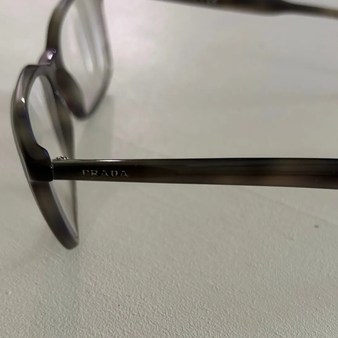 PRADA VPR 13X 55 18 548-101 145 Eyeglass Frames Eyeglasses Olive Havana - Image 3