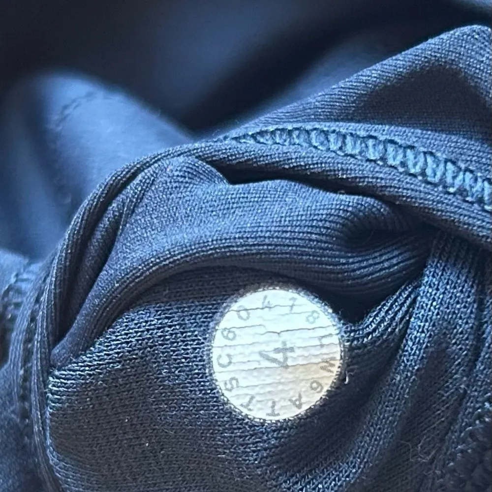 Lululemon Wunder Under Crop (Hi-Rise) Leggings Luxtreme 21" True Navy Size 4 - Image 10