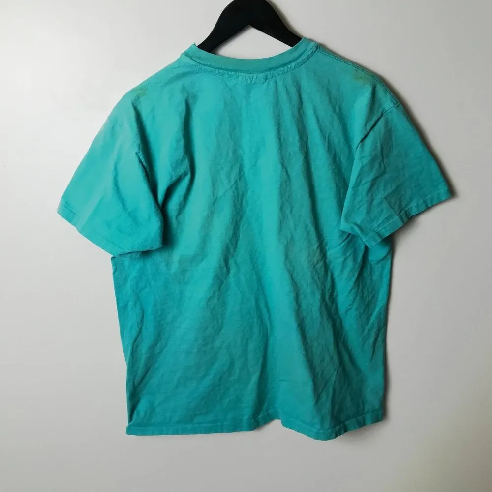 Vintage Distressed 8th Biennal Conference On The Biology T Shirt Blue XL - Image 3