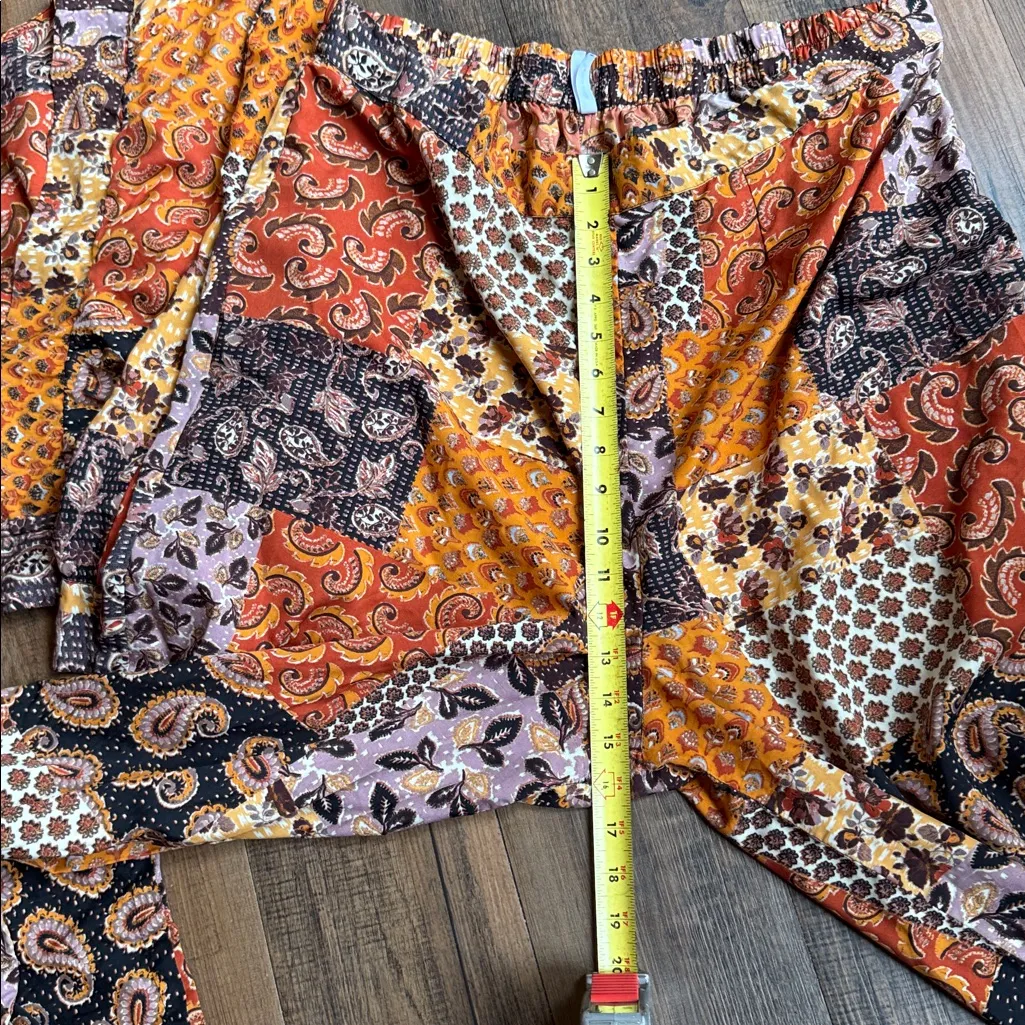Truth Multicolor Patchwork Design Orange Size 2X - Image 17