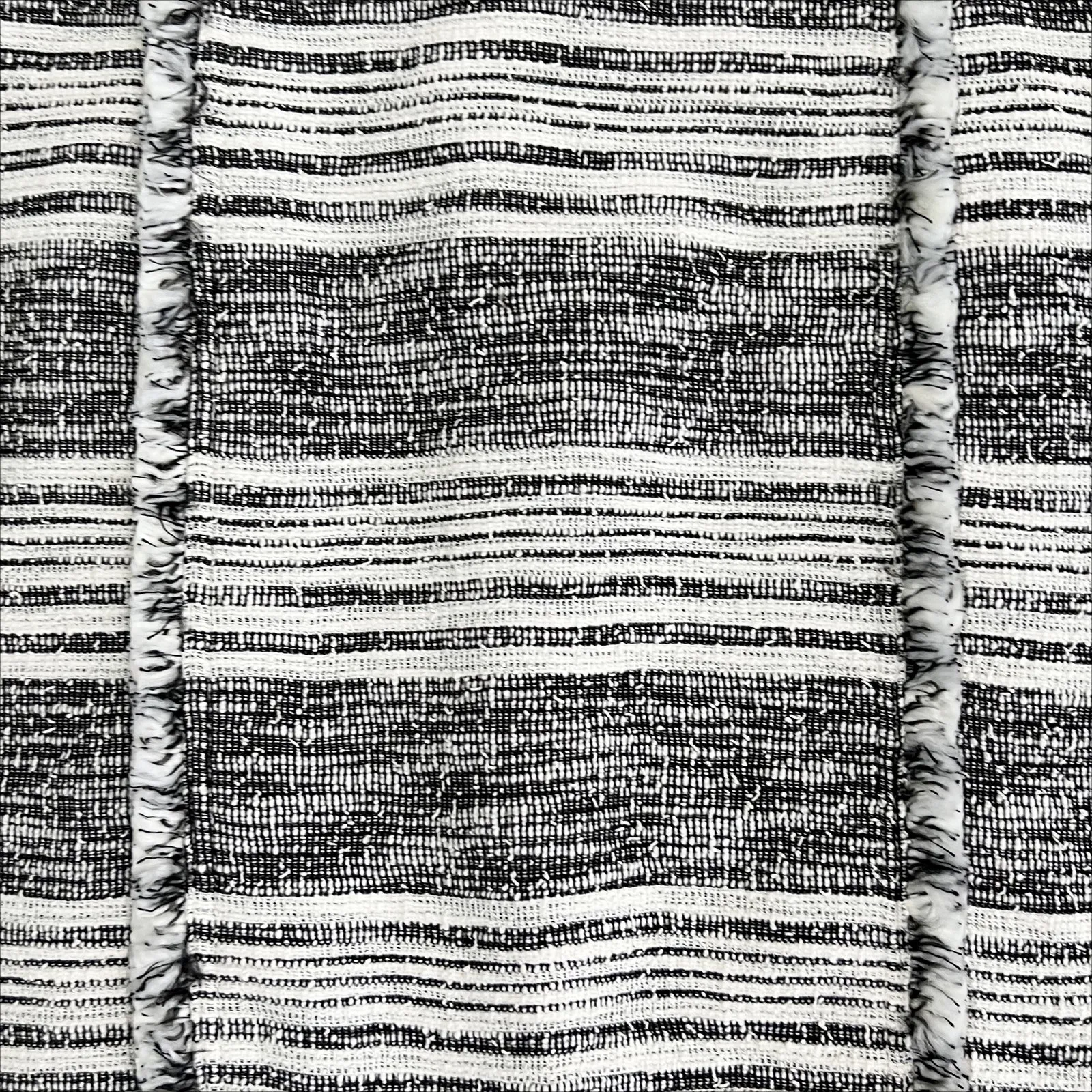 1. State Black & White Tweed Fringe Pencil Skirt Size 4 - Image 4