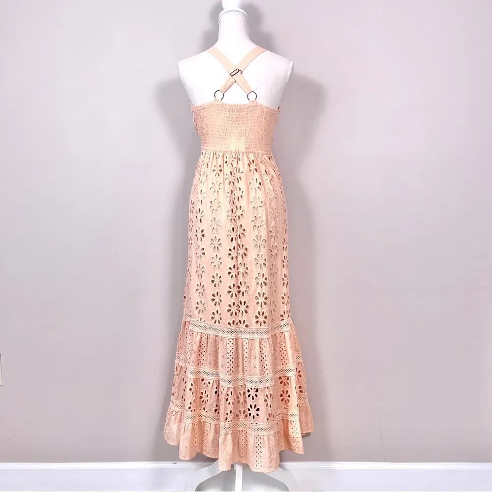 A Collective Story Eyelet Lace Maxi Dress XS - Image 2