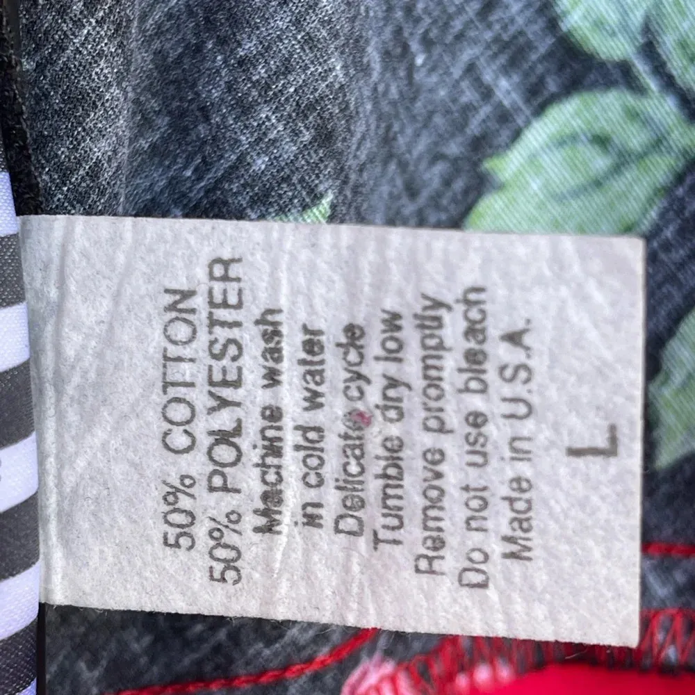 Pinup Couture Cherry Halter Dress size large Black - Image 10