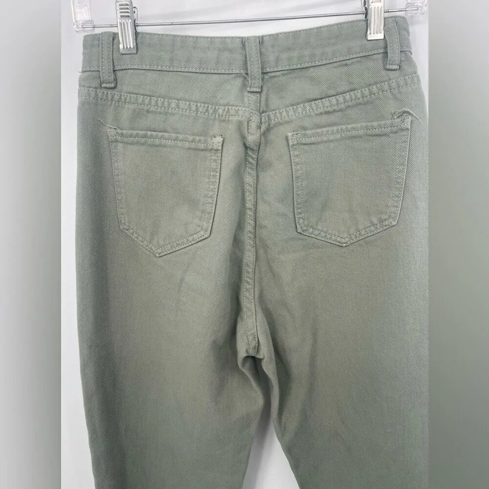 SHEIN‎ olive green baggy jeans size small - Image 4