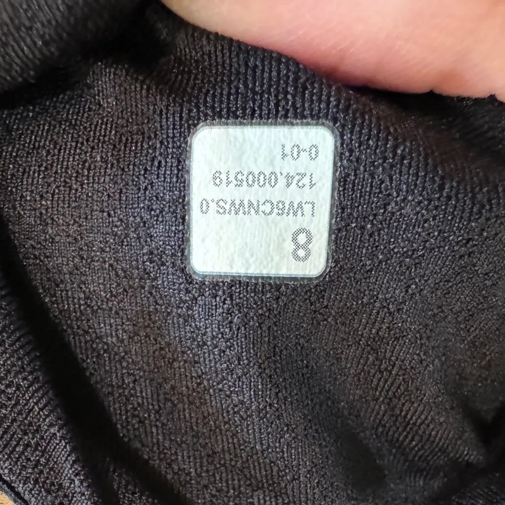 Lululemon Ribbed Softstreme Zip-Leg High-Rise
Cropped Pant 25" black size 8 - Image 8