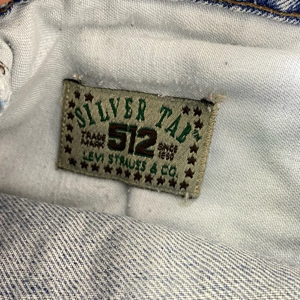 Levi's Vintage Silver Tab Distressed Denim Shorts - Image 7