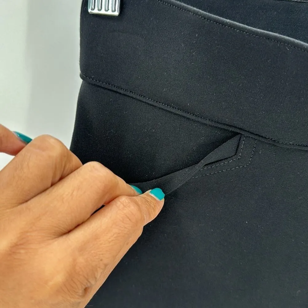 SPANX back seam skinny ponte classic black neutral minimalist classic size XS - Image 5