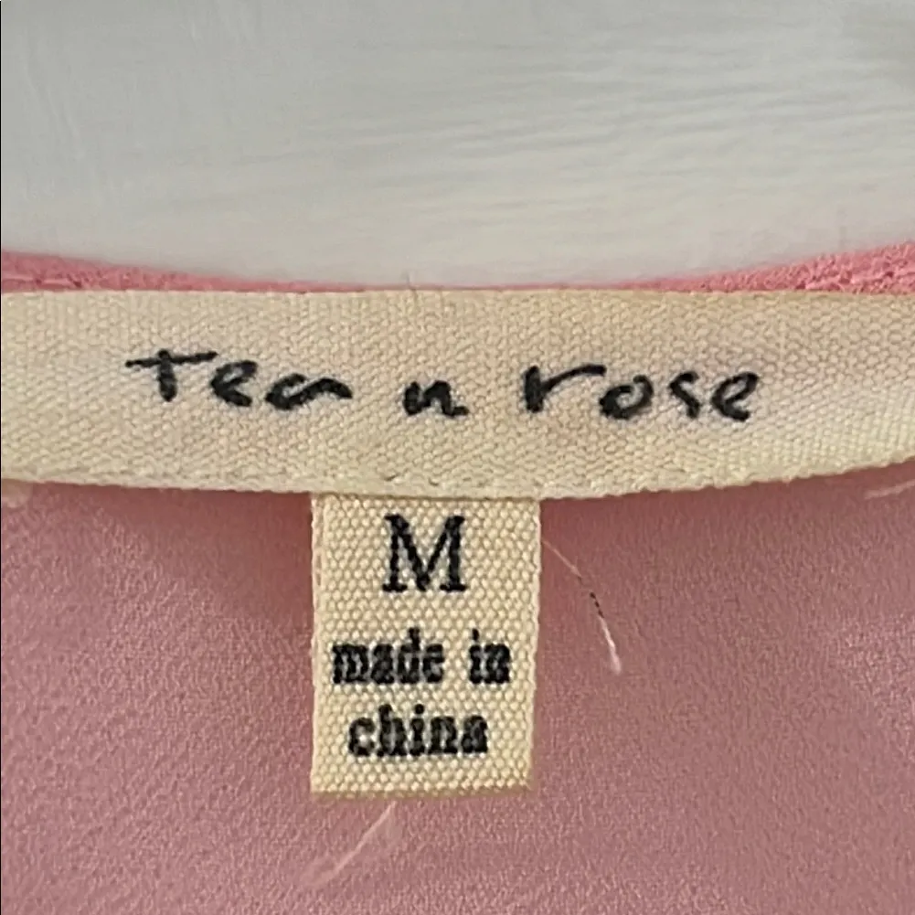 Tea N Rose  Light Pink Sheer Blouse - Image 2