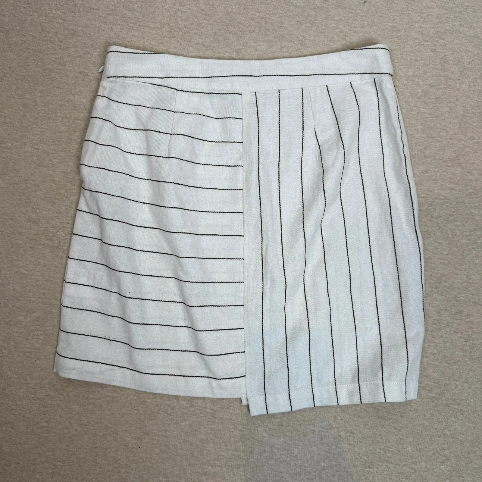 Urban Outfitters Wrap Skirt Linen Clean Girl Boho Capsule Wardrobe Minimalist - Image 3