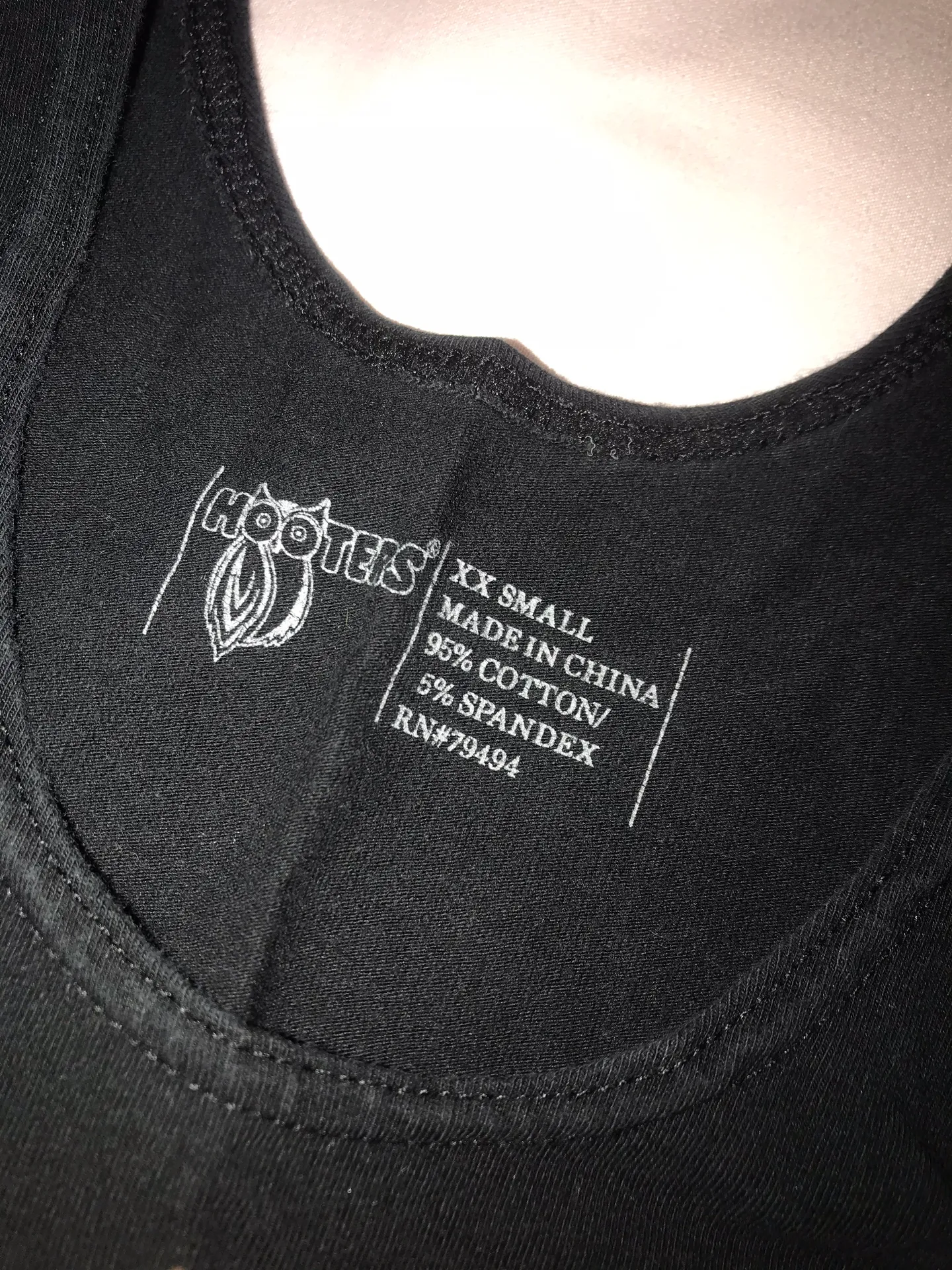 Hooters Uniform Outfit Black Size XXS - Image 3