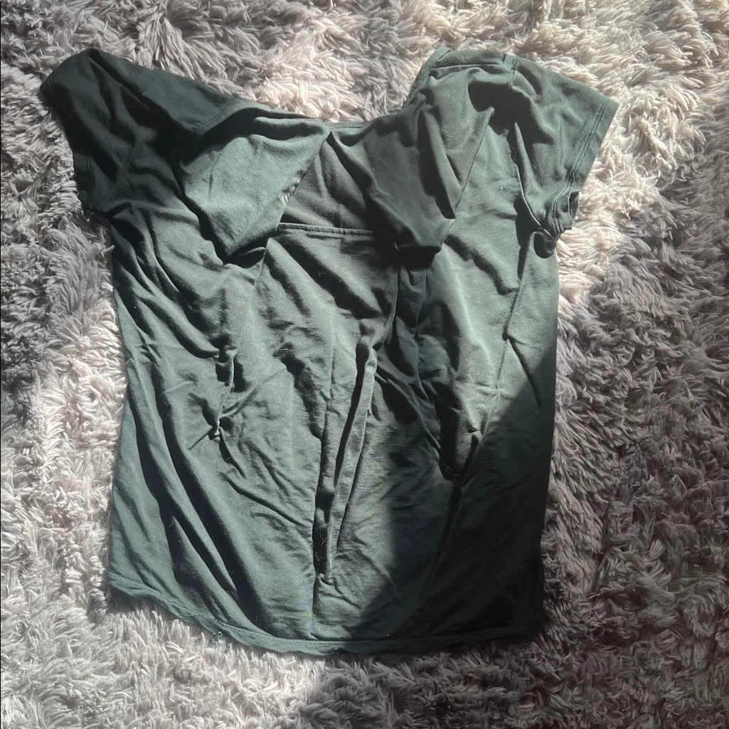 on cloud  Women's Green Top - Image 2