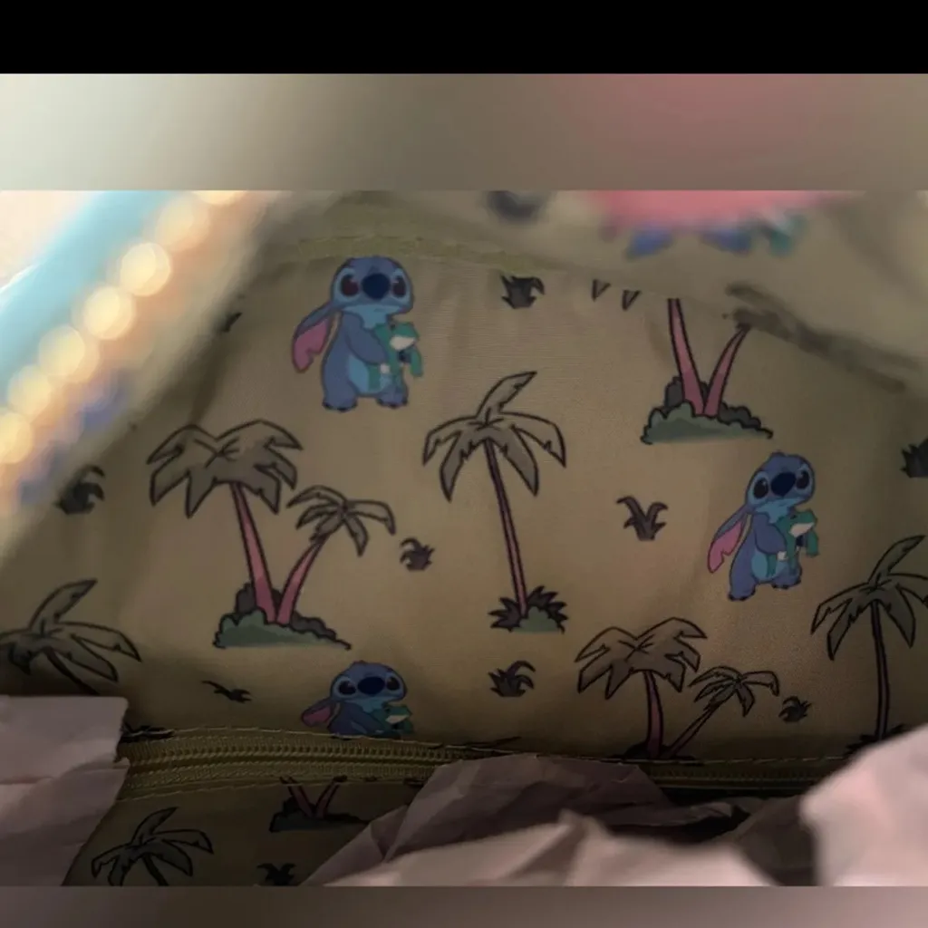 Loungefly Disney Lilo & Stitch Locations Allover Print Mini Backpack - Image 10