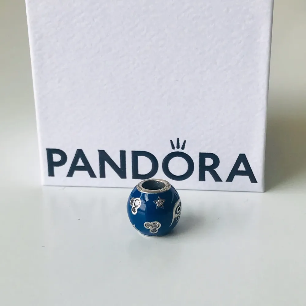 Disney 60th Anniversary Forever Blue Sterling Silver Bracelet Charm - Image 9