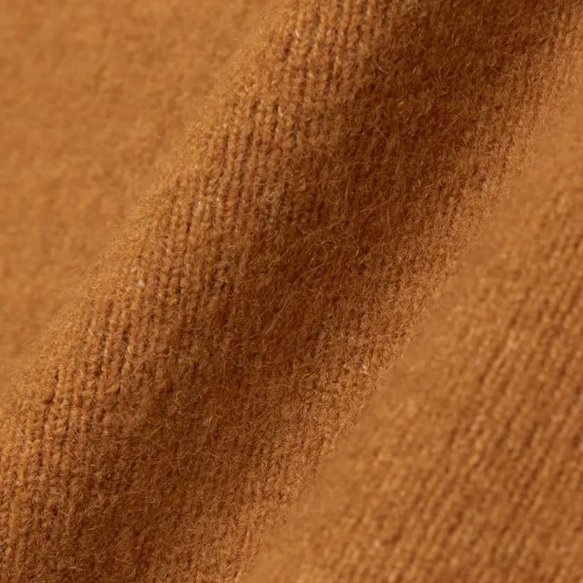 Wilfred Sicily wool / cashmere blend Sweater brown color size Medium - Image 4