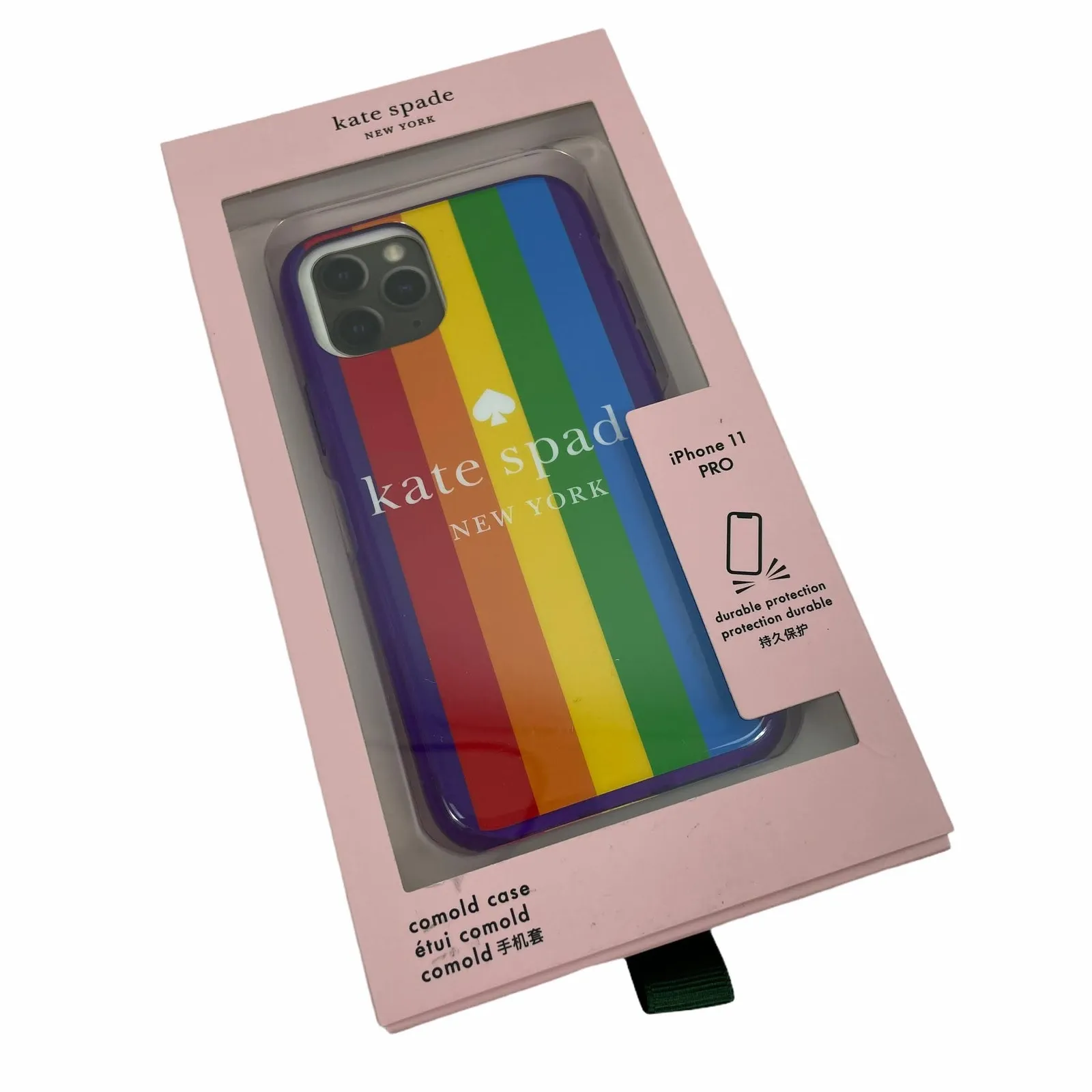 NEW Kate Spade Rainbow iPhone 11 Pro Case Pride Month - Image 2