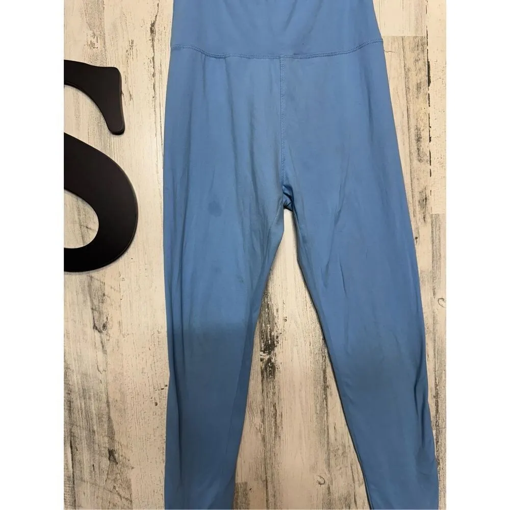 Blue work out leggings Blue - Image 3