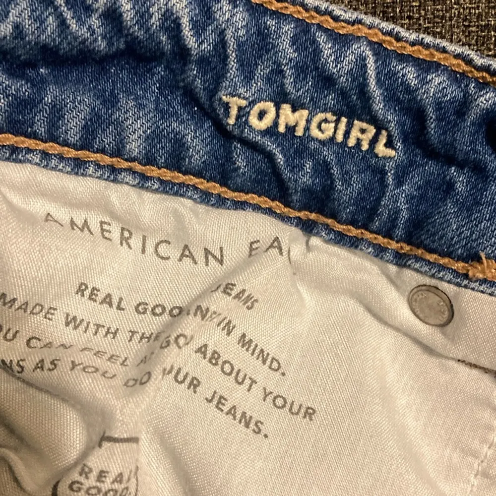 American Eagle Outfitters TomGirl Women’s Size US 8 Regular Blue Distressed Jean - Image 15