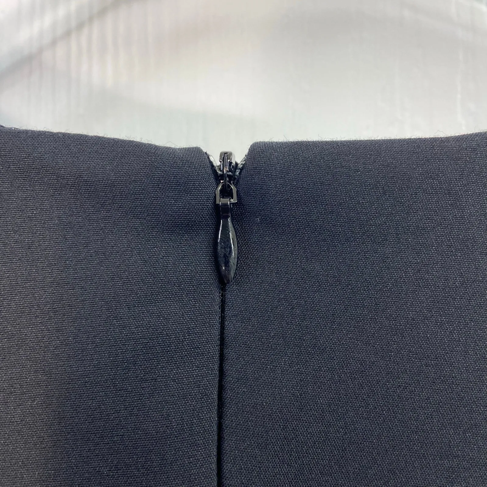 Trafaluc ZARA black beaded jeweled sheath cap sleeve stretch business dress M Size M - Image 7