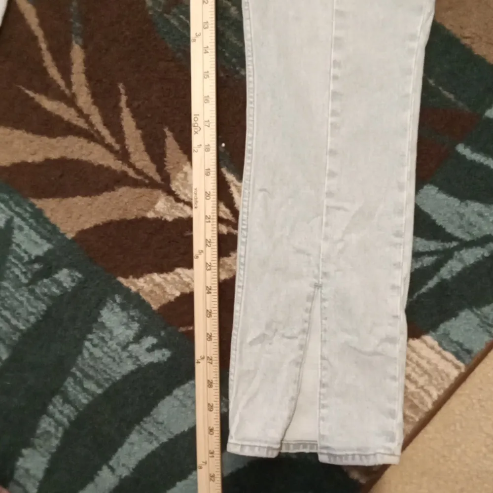 Abercrombie & Fitch High Rise Blue Denim Jeans Skinny Curve Love Size 29 - Image 6