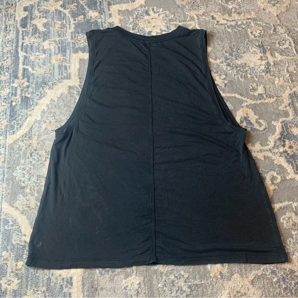 Black Lululemon Sleeveless Top - Image 2