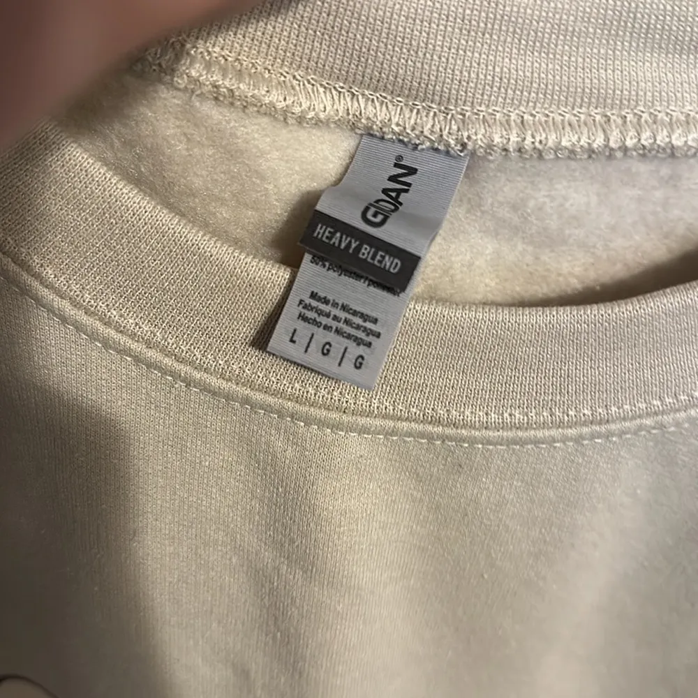 Tan Sweater Weather Crewneck Orange Size L - Image 3