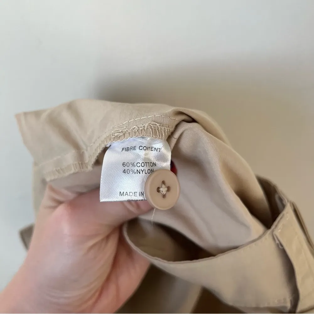 Taytum Beige Cargo Midi Skirt 4 - Image 8