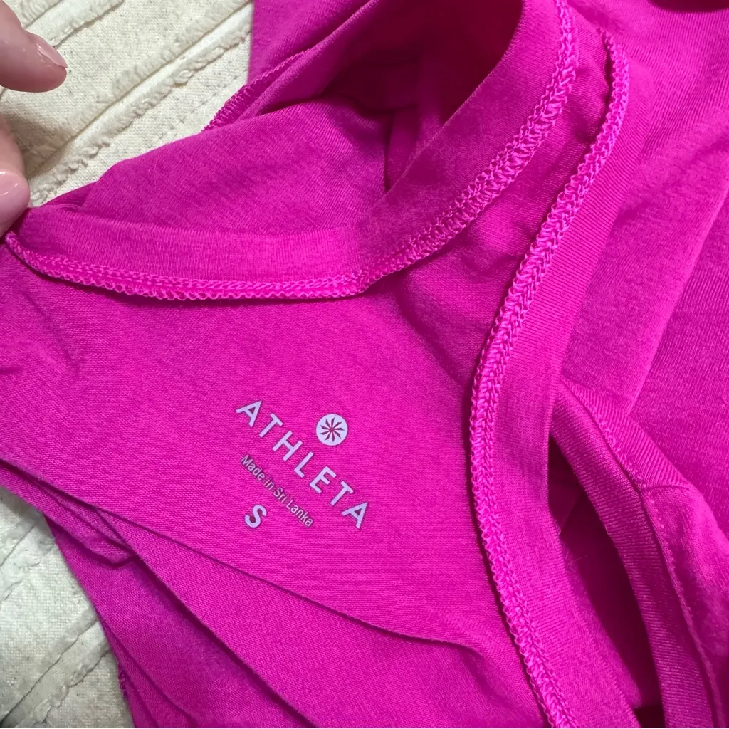 Athleta  Magenta Racerback Tank Top - Image 4